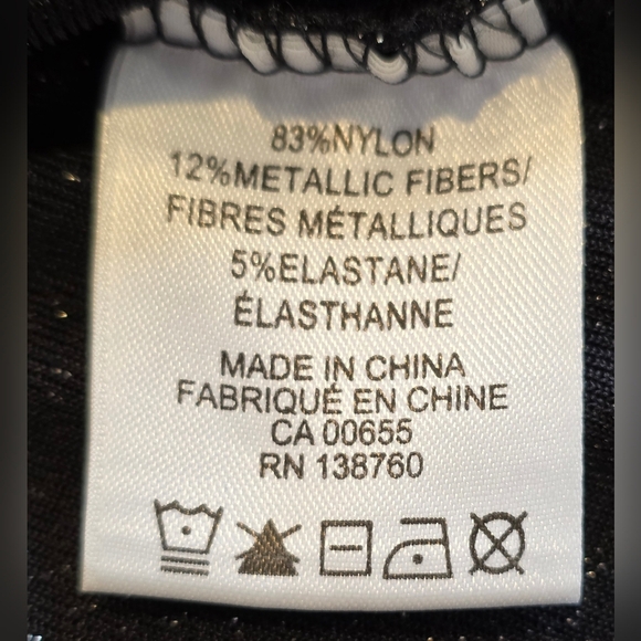 Retro sleeveless cocktail swing dress, black threaded with silver,, XL - Picture 11 of 16